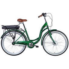 Велосипед з електроприводом 26" ST Dorozhnik eAQUAMARINE BH рама-17" 36B 12.5А*г 350Вт зелений YS 902 2025 Велосипед з електроприводом 26" ST Dorozhnik eAQUAMARINE BH рама-17" 36B 12.5А*г 350Вт зелений YS 902 2025