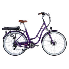 Велосипед з електроприводом 28" AL Dorozhnik eCORAL DD FR рама-19" 48B 12.5А*г 500Вт фіолетово-синій YS 750 2025 Велосипед з електроприводом 28" AL Dorozhnik eCORAL DD FR рама-19" 48B 12.5А*г 500Вт фіолетово-синій YS 750 2025