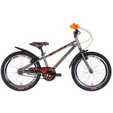 Велосипед ST 20" Formula ACTIVE Vbr рама-10" сірий 2024 крила, підніжка, дзвоник Велосипед ST 20" Formula ACTIVE Vbr рама-10" сірий 2024 крила, підніжка, дзвоник