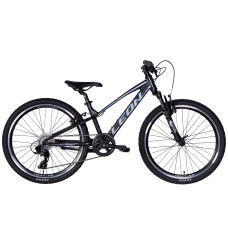 Велосипед AL 24" Leon JUNIOR AM Vbr CS рама-12" чорний 2025 Велосипед AL 24" Leon JUNIOR AM Vbr CS рама-12" чорний 2025