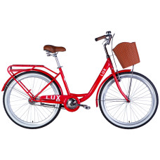 Велосипед ST 26" Dorozhnik LUX Velosteel рама-17" червоний 2026 Велосипед ST 26" Dorozhnik LUX Velosteel рама-17" червоний 2026