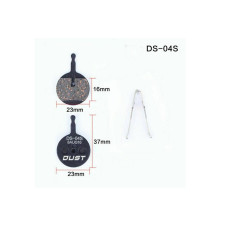 Колодки гальмівні disc Напівметал DUST DS-04S AVID BB5 AM (брендоване пакування)
