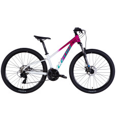 Велосипед AL 27,5" Leon XC 105 DD CS рама-13" рожевий з білим 2025 Велосипед AL 27,5" Leon XC 105 DD CS рама-13" рожевий з білим 2025