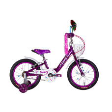 Велосипед ST 16" Formula CHERRY Vbr рама-8,5" фіолетовий з бiлим 2024 крила, дзвоник, корзина Велосипед ST 16" Formula CHERRY Vbr рама-8,5" фіолетовий з бiлим 2024 крила, дзвоник, корзина