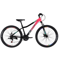 Велосипед уцінений ST 27.5" SPACE AURORA DD FR рама-15" рожево-чорний 2026 Велосипед уцінений ST 27.5" SPACE AURORA DD FR рама-15" рожево-чорний 2026