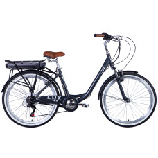 Велосипед з електроприводом 26" ST Dorozhnik eLUX Vbr FR рама-17" 36B 13А*г 500Вт темно-сірий YS 7676 2026 Велосипед з електроприводом 26" ST Dorozhnik eLUX Vbr FR рама-17" 36B 13А*г 500Вт темно-сірий YS 7676 2026