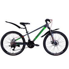 Велосипед AL 24" Discovery QUBE DD CS рама-11,5" сірий 2025