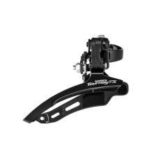 Перемикач перед. в/тяга верхн. хомут 3 max-42T 30.4мм SHIMANO FD-TZ500 чорний Перемикач перед. в/тяга верхн. хомут 3 max-42T 30.4мм SHIMANO FD-TZ500 чорний