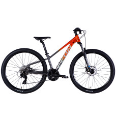 Велосипед AL 27,5" Leon XC 105 DD CS рама-13" помаранчевий зі сріблястим 2025 Велосипед AL 27,5" Leon XC 105 DD CS рама-13" помаранчевий зі сріблястим 2025