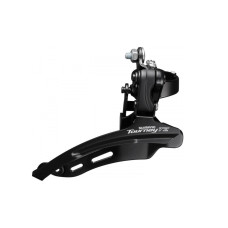 Перемикач перед. н/тяга верхн. хомут 3 індекс max-42T 28.6мм SHIMANO FD-TZ500 чорний Перемикач перед. н/тяга верхн. хомут 3 індекс max-42T 28.6мм SHIMANO FD-TZ500 чорний