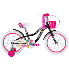 Велосипед AL 18" Formula Kid CREAM BH рама-9" чорний з рожевим 2026 Велосипед AL 18" Formula Kid CREAM BH рама-9" чорний з рожевим 2026