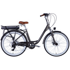 Велосипед з електроприводом 26" AL Dorozhnik eRUBY DD FR рама-17" 36B 13А*г 500Вт мокрий асфальт 2026 Велосипед з електроприводом 26" AL Dorozhnik eRUBY DD FR рама-17" 36B 13А*г 500Вт мокрий асфальт 2026