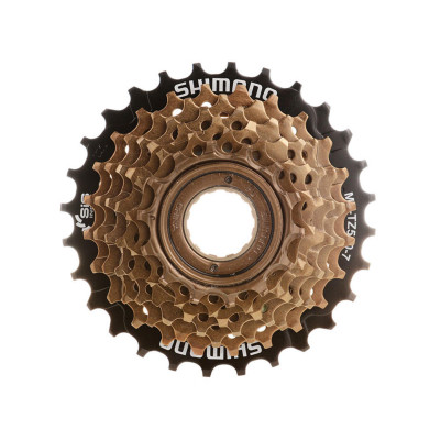 Тріскачка 7 14-28Т Сталь SHIMANO TZ-500 коричневий