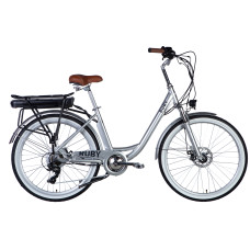 Велосипед з електроприводом 26" AL Dorozhnik eRUBY DD FR рама-17" 36B 12.5А*г 500Вт світло-сірий YS 2425 2025 Велосипед з електроприводом 26" AL Dorozhnik eRUBY DD FR рама-17" 36B 12.5А*г 500Вт світло-сірий YS 2425 2025