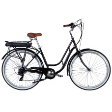 Велосипед з електроприводом 28" ST Dorozhnik eRETRO Vbr FR рама-19" 36B 13А*г 500Вт чорний 2026 Велосипед з електроприводом 28" ST Dorozhnik eRETRO Vbr FR рама-19" 36B 13А*г 500Вт чорний 2026