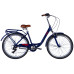 Велосипед AL 26" Dorozhnik RUBY Vbr FR рама-17" темно-синій 2024 крила, крило пер., крило зад., підніжка, дзвоник