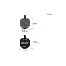 Колодки гальмівні disc Напівметал DUST DS-14S Hayes Sole hydraulic、MX2、MX3、MX4、GX2、CX5、Bengal HELIX3、HELIX5 AM (брендоване пакування) Колодки гальмівні disc Напівметал DUST DS-14S Hayes Sole hydraulic、MX2、MX3、MX4、GX2、CX5、Bengal HELIX3、HELIX5 AM (брендоване пакування)