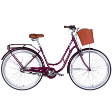 Велосипед ST 28" Dorozhnik RETRO PH рама-19" малиновий 2026 Велосипед ST 28" Dorozhnik RETRO PH рама-19" малиновий 2026