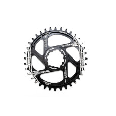 Зірка-неспадайка до шатуна NW AL 36T GXP (SRAM) offset 1mm чорн. SNAIL Зірка-неспадайка до шатуна NW AL 36T GXP (SRAM) offset 1mm чорн. SNAIL