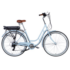 Велосипед з електроприводом 28" ST Dorozhnik eRETRO Vbr FR рама-19" 36B 12.5А*г 500Вт світло-блакитний PANTONE 5435 C 2025 крила, крило пер., крило зад., підніжка Велосипед з електроприводом 28" ST Dorozhnik eRETRO Vbr FR рама-19" 36B 12.5А*г 500Вт світло-блакитний PANTONE 5435 C 2025 крила, крило пер., крило зад., підніжка