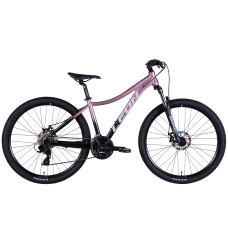 Велосипед AL 27,5" Leon XC LADY 105 DD CS рама-16" рожевий з чорним 2025 Велосипед AL 27,5" Leon XC LADY 105 DD CS рама-16" рожевий з чорним 2025