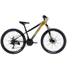 Велосипед ST 26" SPACE MARS DD FR рама-13" золотисто-чорний 2026 Велосипед ST 26" SPACE MARS DD FR рама-13" золотисто-чорний 2026