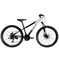 Велосипед ST 26" SPACE MARS DD FR рама-13" чорний з білим 2026 Велосипед ST 26" SPACE MARS DD FR рама-13" чорний з білим 2026