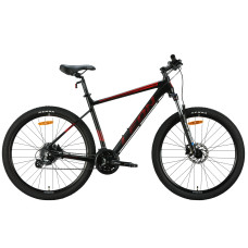 Велосипед AL 27.5" Leon XC 80 HDD рама-20" чорний з червоним (матовий) 2024 Велосипед AL 27.5" Leon XC 80 HDD рама-20" чорний з червоним (матовий) 2024