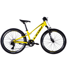 Велосипед AL 24" Leon JUNIOR AM Vbr CS рама-12" жовтий з чорним 2025 Велосипед AL 24" Leon JUNIOR AM Vbr CS рама-12" жовтий з чорним 2025