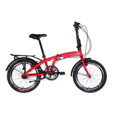 Велосипед AL 20" Dorozhnik ONYX планет. рама-12,5" червоний (м) з багажником зад AI, з крилом St 2022
