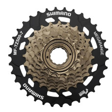 Тріскачка 7 14-34Т Сталь SHIMANO MF-TZ500-7 Megarange коричневий Тріскачка 7 14-34Т Сталь SHIMANO MF-TZ500-7 Megarange коричневий