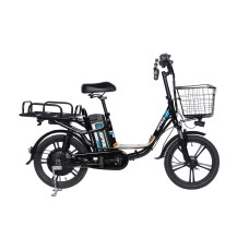 Велосипед з електроприводом 18" AL SPACE eELDORADO DD FR рама-15" 48B 20А*г 1000Вт чорно-синій 2026 Велосипед з електроприводом 18" AL SPACE eELDORADO DD FR рама-15" 48B 20А*г 1000Вт чорно-синій 2026
