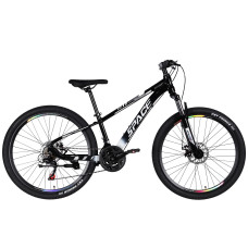 Велосипед AL 26" SPACE MERCURY DD FR рама-13" чорно-білий 2026 Велосипед AL 26" SPACE MERCURY DD FR рама-13" чорно-білий 2026