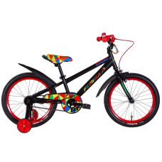 Велосипед ST 18" Formula SPORT BH рама-9" чорний 2024 крила, дзвоник Велосипед ST 18" Formula SPORT BH рама-9" чорний 2024 крила, дзвоник