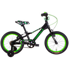 Велосипед AL 16" Formula Kid SLIM Vbr FR рама-8,5" чорний з зеленим 2026 Велосипед AL 16" Formula Kid SLIM Vbr FR рама-8,5" чорний з зеленим 2026