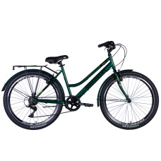 Велосипед ST 26" Discovery PRESTIGE WOMAN Vbr FR рама-17" зелений 2024 крила, крило пер., крило зад., підніжка Велосипед ST 26" Discovery PRESTIGE WOMAN Vbr FR рама-17" зелений 2024 крила, крило пер., крило зад., підніжка