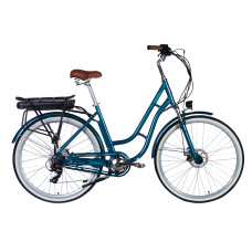 Велосипед з електроприводом 28" AL Dorozhnik eCORAL DD FR рама-19" 36B 12.5А*г 500Вт темно-бірюзовий YS 767 2025 Велосипед з електроприводом 28" AL Dorozhnik eCORAL DD FR рама-19" 36B 12.5А*г 500Вт темно-бірюзовий YS 767 2025