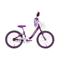 Велосипед ST 20" Formula CHERRY Vbr рама-10" фіолетовий з бiлим 2024 крила, підніжка, дзвоник, корзина Велосипед ST 20" Formula CHERRY Vbr рама-10" фіолетовий з бiлим 2024 крила, підніжка, дзвоник, корзина