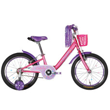 Велосипед ST 18" Formula CHERRY Vbr рама-9" рожевий з бузковим 2024 крила, дзвоник, корзина Велосипед ST 18" Formula CHERRY Vbr рама-9" рожевий з бузковим 2024 крила, дзвоник, корзина
