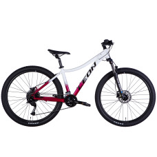 Велосипед AL 27,5" Leon XC LADY 80 HDD рама-16" білий з малиновим 2025 Велосипед AL 27,5" Leon XC LADY 80 HDD рама-16" білий з малиновим 2025