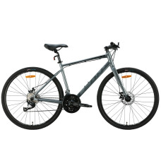 Велосипед AL 28" Leon HD 80 DD рама-19" сірий з чорним (матовий) 2024 Велосипед AL 28" Leon HD 80 DD рама-19" сірий з чорним (матовий) 2024