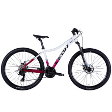 Велосипед AL 27,5" Leon XC LADY 105 DD CS рама-16" білий з малиновим 2025 Велосипед AL 27,5" Leon XC LADY 105 DD CS рама-16" білий з малиновим 2025