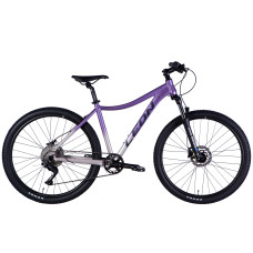 Велосипед AL 27,5" Leon XC LADY 75 HDD рама-18" бузковий зі сріблястим 2025 Велосипед AL 27,5" Leon XC LADY 75 HDD рама-18" бузковий зі сріблястим 2025