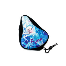 Накладка на дитяче сідло FROZEN з гелевим наповнювачем 200*150mm чорно-голубая