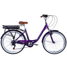 Велосипед уцінений з електроприводом 26" ST Dorozhnik eLUX Vbr FR рама-17" 36B 13А*г 500Вт сливовий (матовий) 2026 Велосипед уцінений з електроприводом 26" ST Dorozhnik eLUX Vbr FR рама-17" 36B 13А*г 500Вт сливовий (матовий) 2026