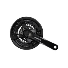 Шатун Алюмiнiй L175мм 24-34-42Т під квадрат SHIMANO FC-TY501 чорний