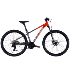 Велосипед AL 27,5" Leon XC 105 DD CS рама-16" помаранчевий зі сріблястим 2025 Велосипед AL 27,5" Leon XC 105 DD CS рама-16" помаранчевий зі сріблястим 2025