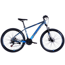 Велосипед AL 27.5" SPACE MERCURY DD FR рама-17" сіро-синій 2026 Велосипед AL 27.5" SPACE MERCURY DD FR рама-17" сіро-синій 2026