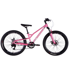 Велосипед ST 24" Discovery FLINT DD FR рама-12" рожево-білий 2025 Велосипед ST 24" Discovery FLINT DD FR рама-12" рожево-білий 2025