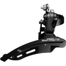 Перемикач перед. н/тяга верхн. хомут 3 max-48T 31.8мм SHIMANO FD-TZ510 чорний Перемикач перед. н/тяга верхн. хомут 3 max-48T 31.8мм SHIMANO FD-TZ510 чорний